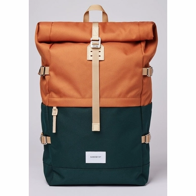 Rugzak Sandqvist Bernt Multi Dark Green Orange Outdoorsupply